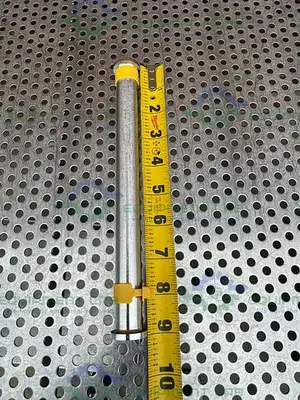 USED LOT OF 3 - 316 STAINLESS STEEL PIPE STRAIGHT CONNECTOR 9" X 3/4"