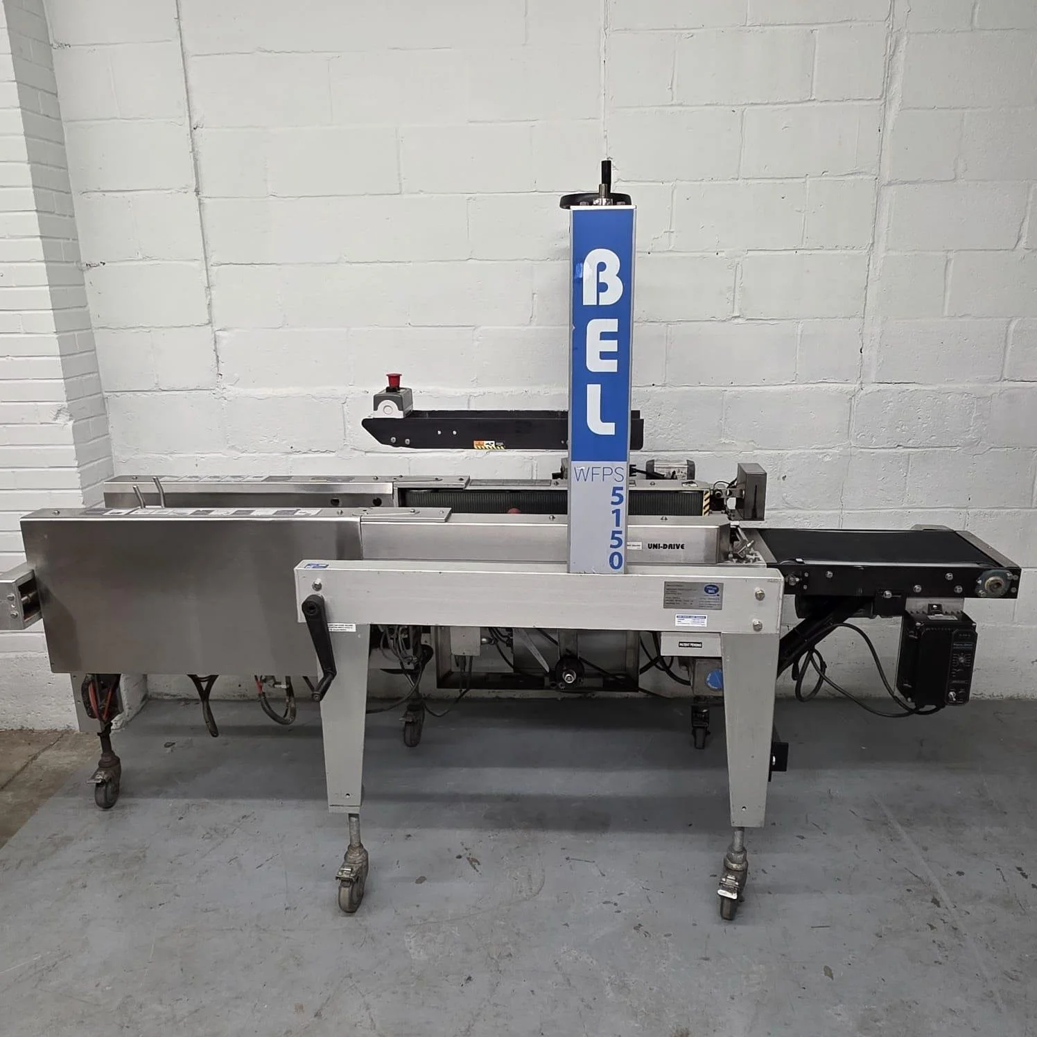 BEL 5150 BOX TAPER CASE SEALER TOP & BOTTM CASE TAPER # 6988