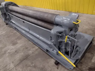 10' X 1/4" WEBB MODEL #6L INITIAL PINCH 3 ROLL PLATE ROLL: STOCK #18988