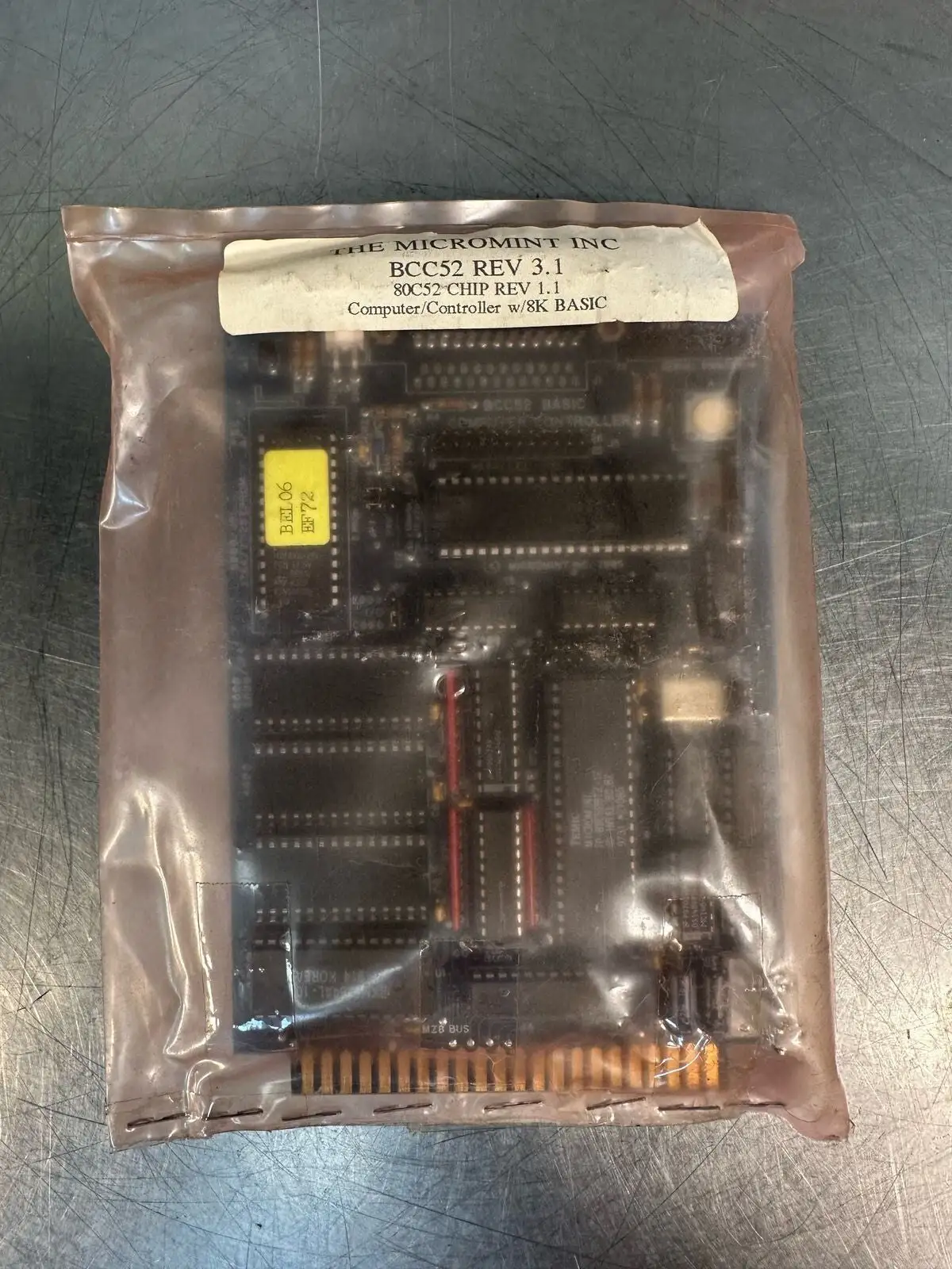 Micromint BCC52 Rev. 3.1 80C52 Chip Rev 1.1 w/ 8K Basic NEW (6.4.5)