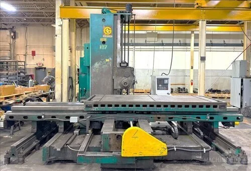 Used GIDDINGS & LEWIS PMC-5 Horizontal Table Type Boring Mills Illinois US | Perfection Global, LLC. 1 #141557