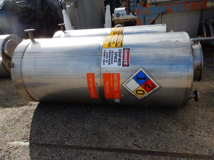 Used _UNKNOWN_ 500 GALLON Stainless Steel Tanks New Jersey US | Perry Equipment #118127