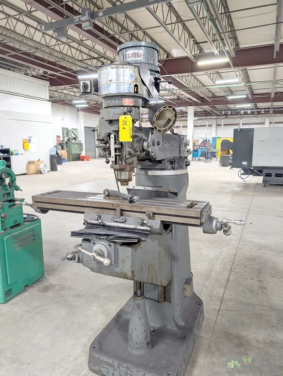 Used _UNKNOWN_ ACRAMILL 2 HP RAM TYPE VERTICAL MILLING MACHINE S/N 502681, 9 X 42 T-SLOT TABLE Horizontal & Vertical Ram Type Mills Illinois US | Heath Industrial Auction Services #1769700