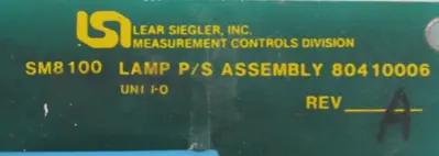 REFURBISHED LEAR SIEGLER 80410006 LAMP P/S BOARD SM8100