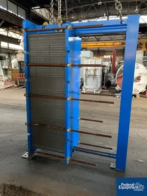 USED APV 798 Sq Ft APV Plate Heat Exchanger, S/S, 150#