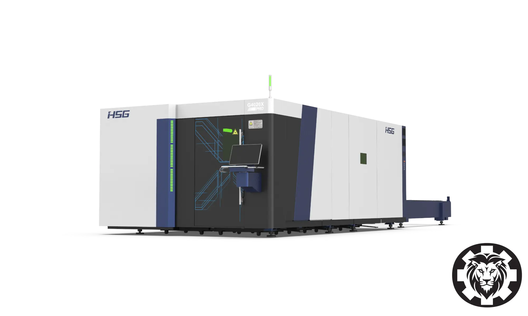 3kW-20kW HSG G4020X Fiber Laser - Warranty/Training/Installation Included, 6' x 12' Shuttle Table
