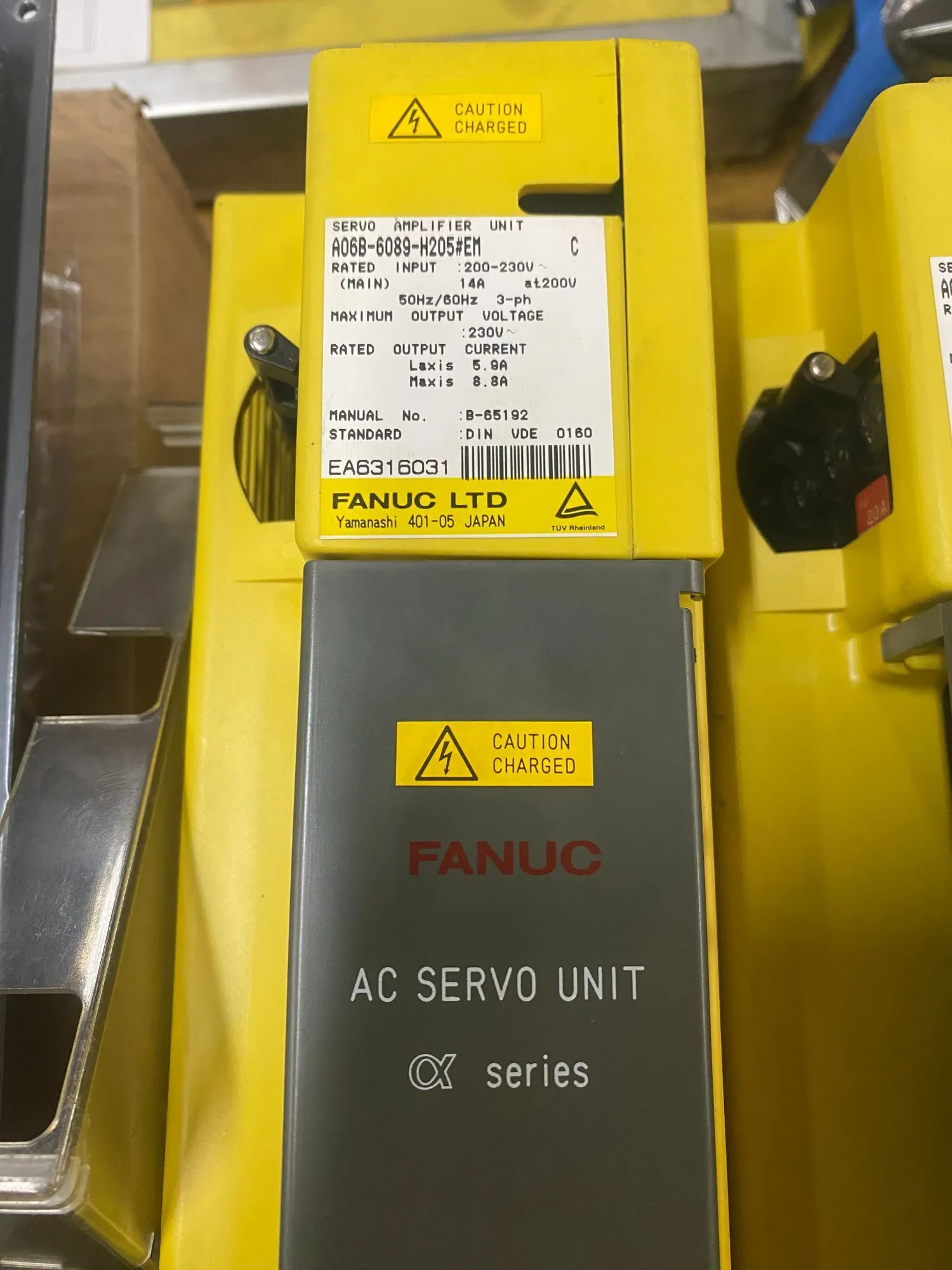 USED FANUC A06B-6089-H205