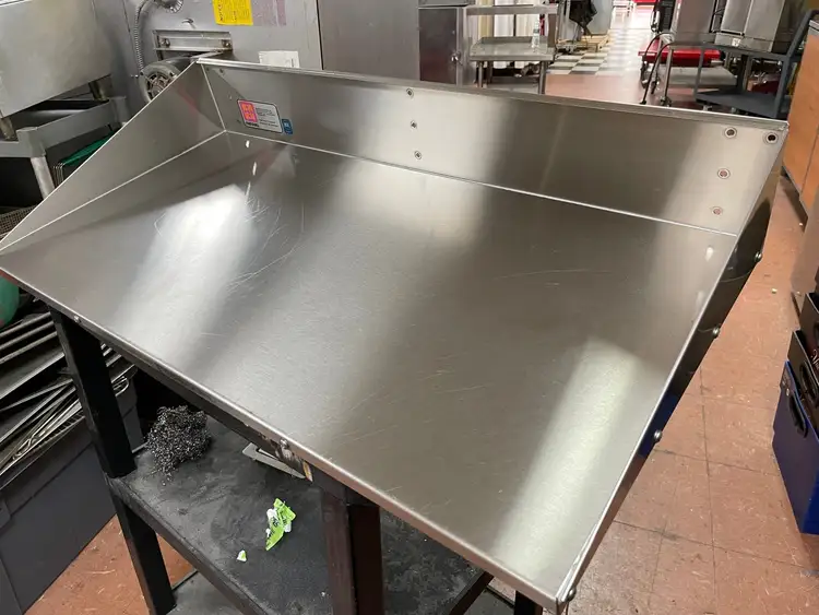 Used Marshall Used Marshall 175401 36" ThermoGlo Heated Warming Holding Stainless Steel Wall Mounted Shelf 120V Heated Cabinets & Displays Illinois US | Falcon Restaurant Supply #1376433