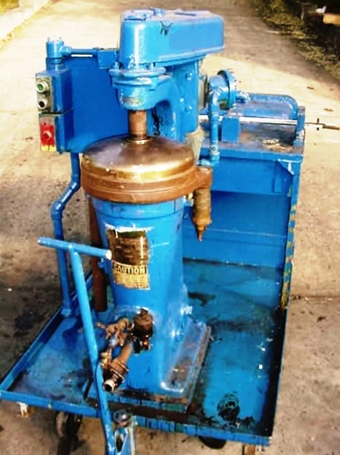 Sharples AE-12VH XP vaportite oil purifier, 316SS.
