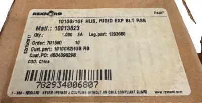 NEW FALK 1010G/1GF HUB RIGID EXP BOLT RSB 1203680 1010G82HUB
