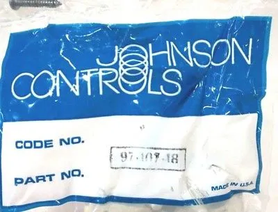 NEW SEALED JOHNSON CONTROLS 97-107-18 VALVE CONNECTOR ASSY. 9710718