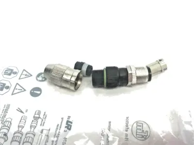 New | in-Stock ifm A-Coded Field Wireable Plug Connector M12 4-pin SSTGH040MSSFKPG Disconnects Michigan US | Maverick Industrial Sales #1391612