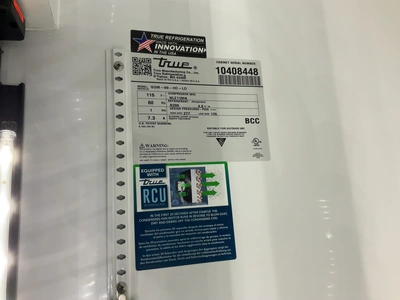 Used TRUE MFG GDM-69-HC-LD 78” 3-SECTION COMMERCIAL REFRIGERATOR/MERCHANDISER Display Refrigerators Michigan US | Miedema Asset Management Group #1580090