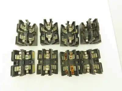 Bussmann JP60030-3CORA Pyramid /Open Style Fuse Block 600V-30A 3 Pole Lot of 8
