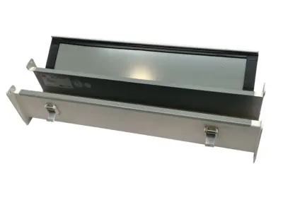USED HOFFMAN WIREWAY 4X4X24 TYPE 12 LAY-IN HINGED COVER