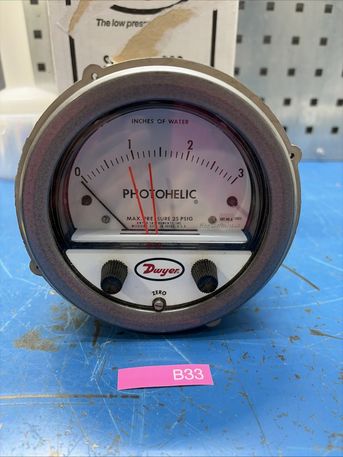 Dwyer R051209WH2 Photohelic Pressure Switch/Gage Fast 🇺🇸 Shipping + Warranty