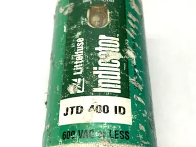 USED LITTELFUSE TIME-DELAY CURRENT LIMITING FUSE CLASS J 600VAC 400A
