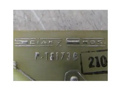 Sciaky Bros PT-2 Filament Control Driver B-T8174 P-T8175B