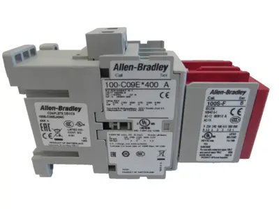 ALLEN BRADLEY 100S-C09EJ404C SAFETY CONTACTOR SER A 100SC09EJ404C NEW, SURPLUS
