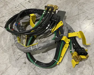 USED FANUC ROBOTIC WELDING HOSE+POWER CABLE DRESSPACK ASSEMBLY, ROBIFIX