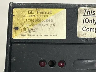 Used GE FANUC IC660EBD100B PLC Input & Output Ohio US | Surplus Asset Holdings #1242338
