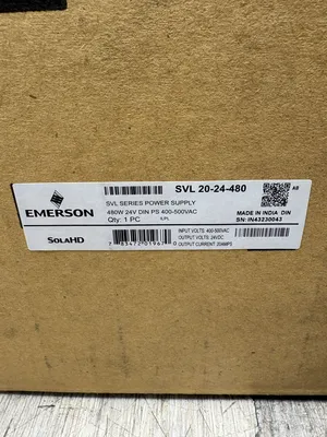 EMERSON SVL 20-24-480 Electrical/PLC/Automation | ESS Industrial Equipment Sales (8)