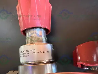 USED PRAXAIR PROSTAR PLATINUM RX30410  REGULATOR 3000 PSI W/ WINTERS AND WAKI GAUGES