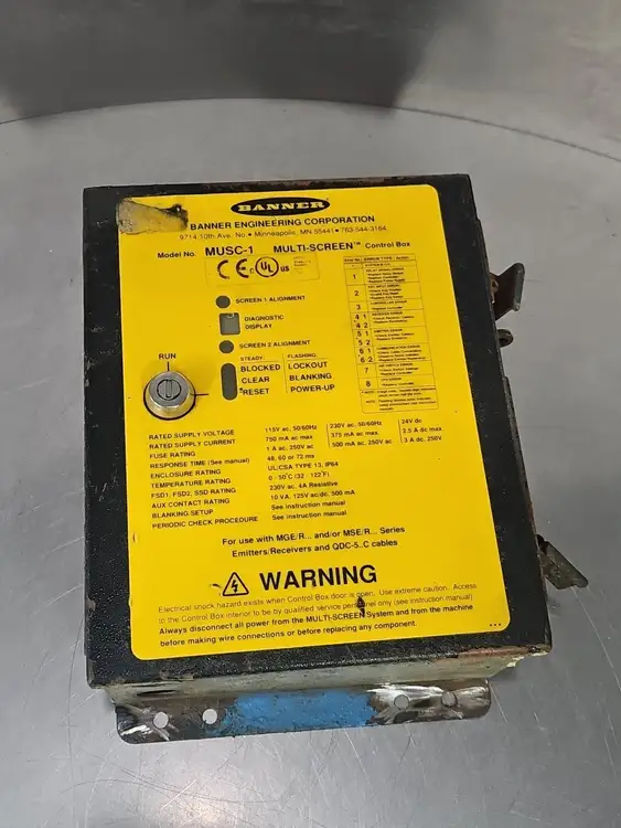 Used Banner MUSC-1 PLC Processors | Palmetto Automation #1150160