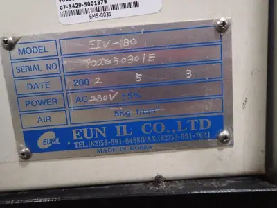 2002 EUNIL EIV-180 FLIPPER CONVEYOR Flipper | Tekmart International Inc. (5)