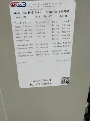 Used 2022 MOKON H42124Z6 Boilers Ohio US | Portage Packaging Systems, Inc. #1411264