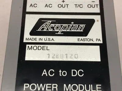 New | in-Stock ACOPIAN 12EB120 Miscellaneous Equipment (Electrical & Power) | Surplus Asset Holdings #1196488