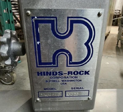 Filler Hinds-Bock, Model 2P-64, dual head piston filler / depositor in stainless steel # 561242