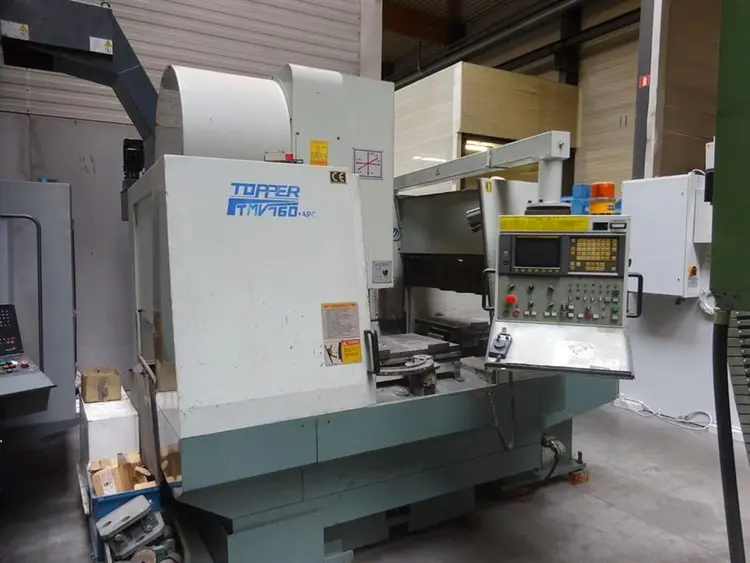 Used TOPPER TMV 760A CNC X:760 - Y:450 - Z:510MM Vertical Machining Centers BE | Apt International N.V #361912