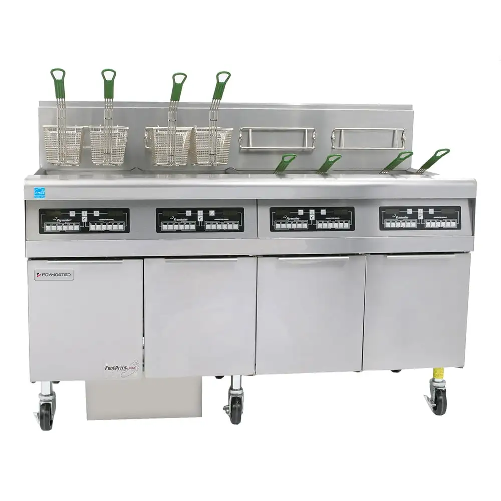 Frymaster FPPH455 Gas Fryer - (4) 50 Lb Vats, Floor Model, Liquid Propane