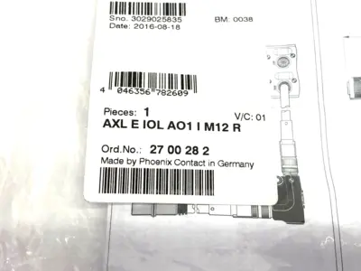 USED PHOENIX CONTACT AXIOLINE E-IO LINK ANALOG CONVERTER MODULE