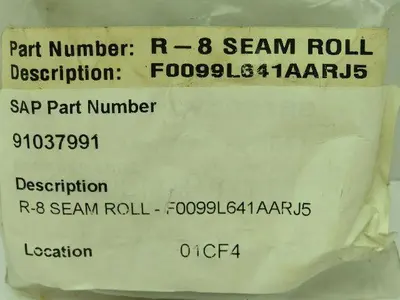 Angelus Seamer R-8 Seam Roll 99L641AARJ5 R8 SS
