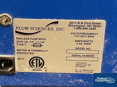 USED Flow Sciences, Inc. Flow Science Filter Box, Model FS-400