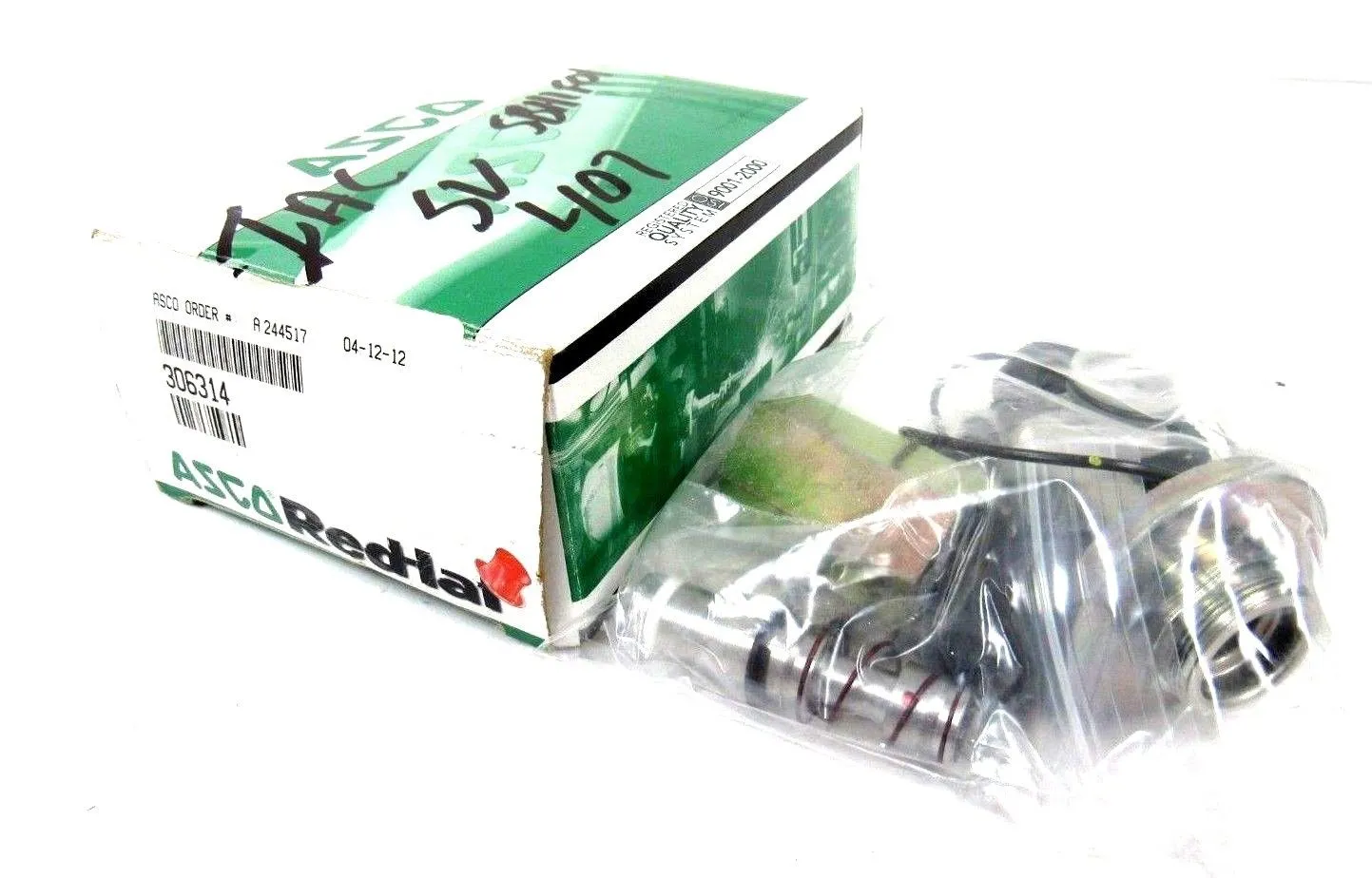 NEW ASCO 306314 SOLENOID VALVE REBUILD KIT A244517