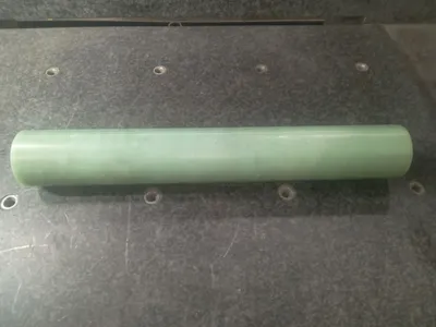 G10 FR4 Garolite  17" (L) x 2-3/8" (W) Round Stock  Material Unsure