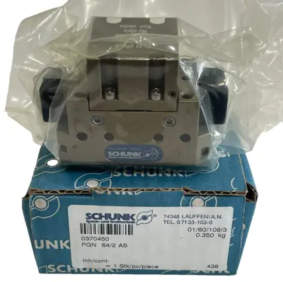 NEW SCHUNK PGN 64/2 AS PARALLEL GRIPPER 0370450 PGN642AS