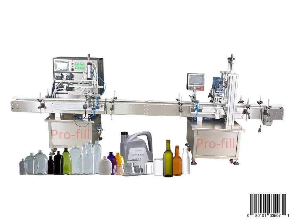 Peristaltic Filler 4x1500 Conveyor & Capper Combo #35071