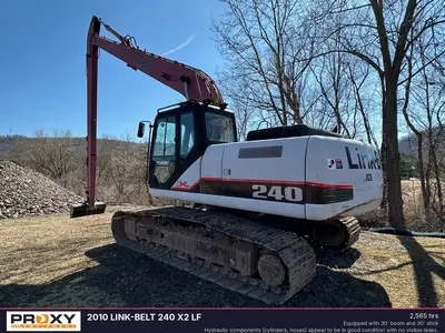 Used 2010 LINK-BELT 240 X2 LF Excavators Pennsylvania US | Proxy Equipment #1377859