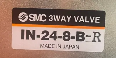 NEW SMC IN-24-8-B-R 3-WAY VALVE IN248BR