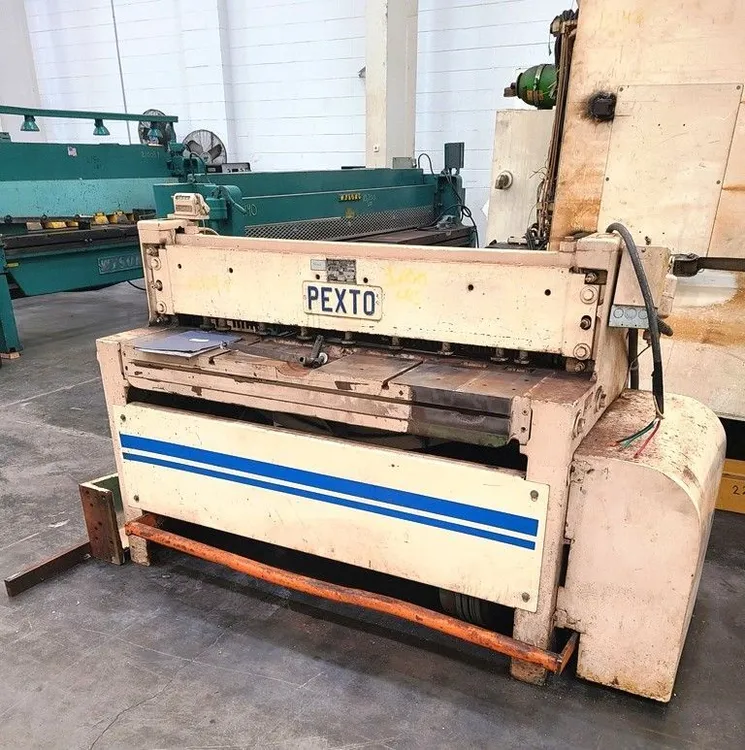 Used PEXTO 12-U-4 Power Squaring Shears (Gauge) Maryland US | Clark Machinery Sales #573156