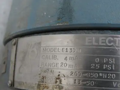 Foxboro E13DM D/P Cell Pressure Transmitter 200-850"H20 2000psi
