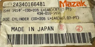 NEW MAZAK 24340166481 SPINDLE CLAMP CYLINDER
