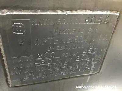 USED AARON PROCESS MBG200-125