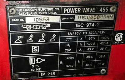 USED 1999 LINCOLN POWER WAVE 455