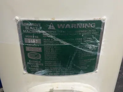 Used 2012 CLEMCO 2452 Blast Cleaning Ohio US | HGR 24 #1266154