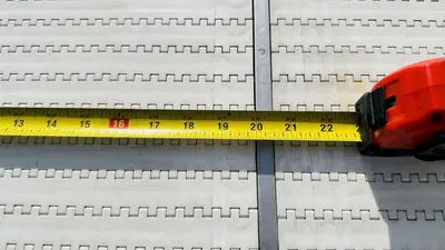 USED BURFORD SO72846 S.S. ACCUMULATION TABLE W/ 2-MOTORS